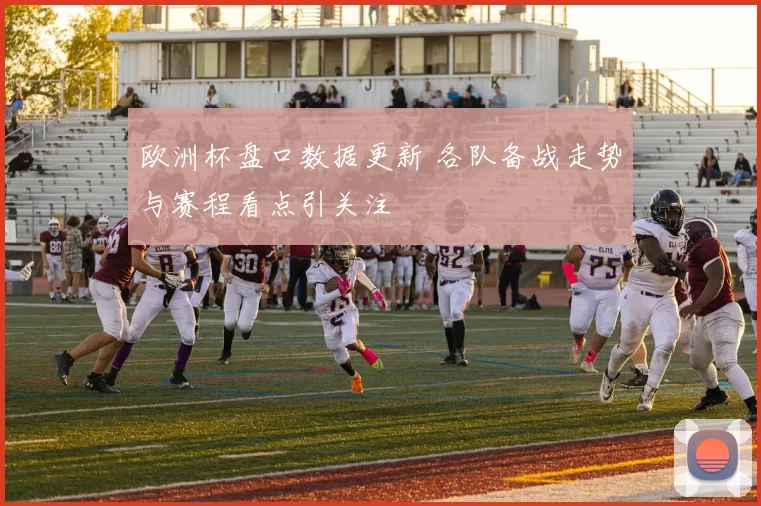 欧洲杯盘口数据更新 各队备战走势与赛程看点引关注